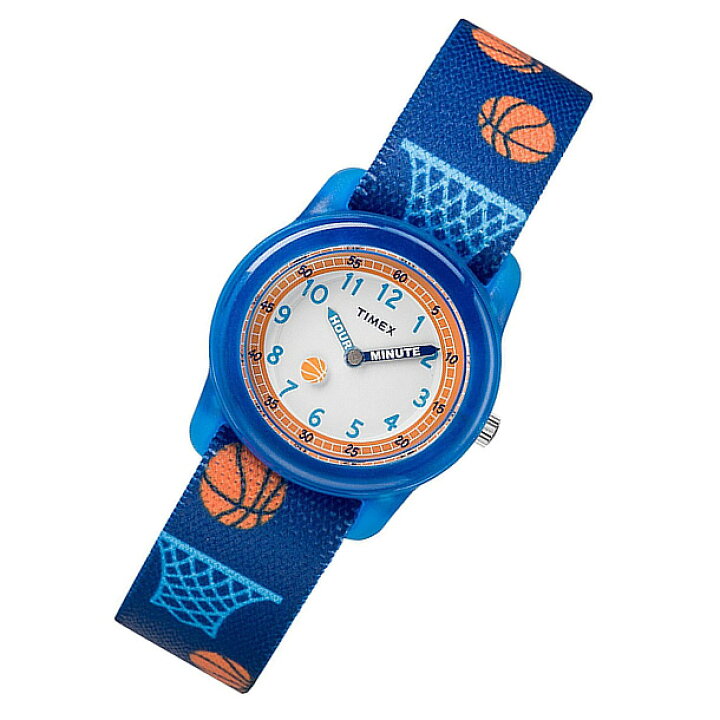 【メール便送料無料】 TIMEX （タイメックス） TW7C16800 TIMEX KIDS/タイメックスキッズ バスケット ブルー キッズ・子供にオススメ！  かわいい！ キッズウォッチ 腕時計 LEVELSEVEN