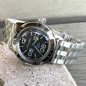 VOSTOK/BOSTOK�i�{�X�g�[�N�jAmphibian/�A���t�B�r�A�� 10�V���[�Y ���V�A���_�C�o�[�Y 20�C���h�� �u���b�N������ �����Y�E�H�b�` �~�� �h�[�����h ���V�A�� �X�e�����X�x���g �ۏ؂Ȃ�/�����s��