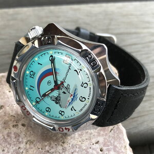 VOSTOK/BOSTOK�i�{�X�g�[�N�jCommander/�R�}���_�X�L�[ ���V�A���~���^���[ �z���C�g×�u���[������ ��� �����Y�E�H�b�` �~�� �h�[�����h ���V�A�� �ۏ؂Ȃ�/�����s�ǂ̂� ���K�i 531300