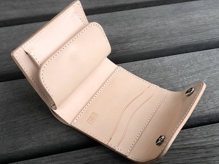 カスタマイズウォレット（ヌメ革）（中古品） 落ちつか