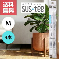 送料無料 4本セット サスティー SUStee 水やりチェッカー ホワイト 白 M 簡単 便利 適切なタイミング 枯…