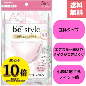 (23:59�܂ŁI�ő�2000�~OFF����ɑS�i�|�C���g10�{�I)�������� �I�ׂ�� �h�[���[�s���N ���̃}�X�N 5���� �����A�[�X be-style �r�[�X�^�C�����猩�� ��l�����ɐl�C�̂������ �s���N �