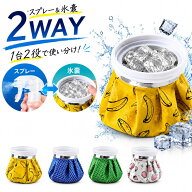 氷のう 氷嚢 スプレー ゴルフ スポーツ スプレー付き氷のう ひんやり氷シャワー 2WAY 防滴 結露軽減 暑さ…
