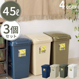 ゴミ箱 【3個セット】 分別式 ワンハンドペール 45リットル 45 L W34.1×D45×H57.5cm ( 送料無料 日本製 )