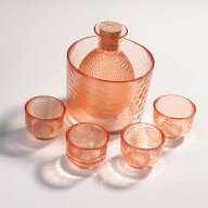 酒器セット ガラス 徳利1本 300ml 盃4個 冷酒器1個 6点セット とっくり おちょこ セット 猪口 日本酒 冷…