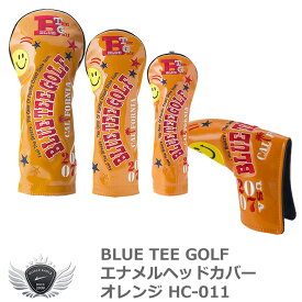 BLUE TEE GOLF ブルーティーゴルフ エナメルヘッドカバー　オレンジ HC-011