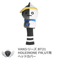 ゴルフ用品 保護 クラブカバー リンクス VANシリーズ BT21 HOLEINONE FW UT ヘッドカバー 【IR】