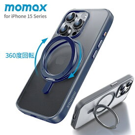 iPhone 15 / 15 Pro / 15 Pro Max / 15 Plus ケース カバーRoller MagSafe 対応360° スタンドケース スマホケース カバーmomax apple docomo au softbankroa MM25524i15 4570047595242