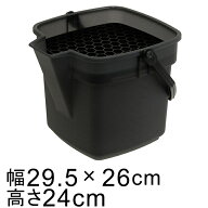 バケツとトレー 水やり革命 水やりがラクになるセット 四角 バケツ 10リットル ドレイニングトレイ プラ…