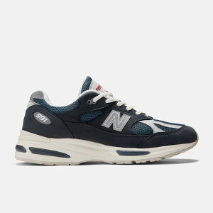 Newbalance(j[oX) Made in UK 991v2 Total Eclipse with Indian Teal and Harbor Mist U991VN2(D) 28.0cm