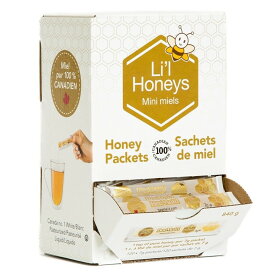 BeeMaid Li'l Honeys(リトルハニーズ) 840g(7g×120個入) 純度100% 天然はちみつ ポーションパック 使い切りタイプ カナダ産 ハニー 個包装 コストコ 45836