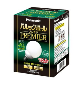 �p�i�\�j�b�N �d���`�u���� �p���b�N�{�[���v���~�A �d��40W�`���� �������a26mm �i�`�������F EFG10EN7H2 EFG10EN 7H2