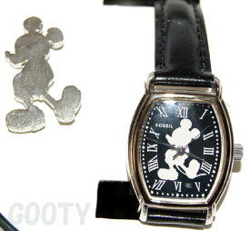 Fossil フォッシル　限定　腕時計 ミッキーマウス ディズニー黒　フイルムケース型ケース入りデッドストック　1990年代デッドストック