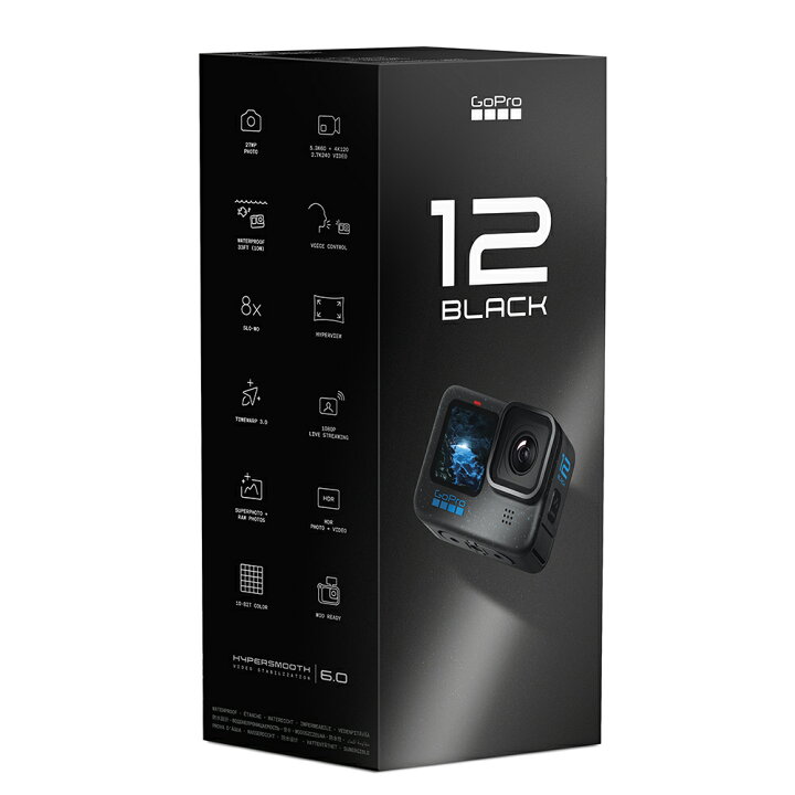 楽天市場】【2年保証付】GoPro公式限定 HERO12 Black 認定SDカード付 +  