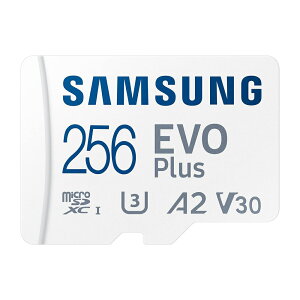 Samsung �T���X�� microSD�J�[�h 128GB / 256GB / 512GB �}�C�N��SD EVO Plus microSDXC UHS-I U3 �ő�]�����x160MB/�b �������K�i