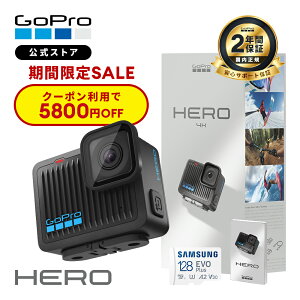 yN[|5800~OFF11/12 23:59܂Łz2Nۏؕt XgA GoPro HERO + FSDJ[h + 񔄕i{ EFAuJ ANVJ S[v q[[yKiz