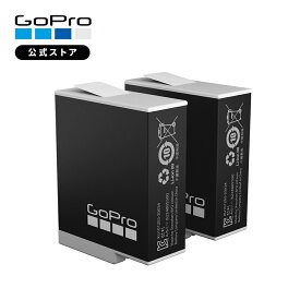 【GoPro公式】ゴープロ エンデューロ Enduro リチャージャブルバッテリー 2パック エンデューロバッテリー アクセサリー 充電器 ADBAT-011 [HERO12 / HERO11 / HERO10 / HERO9 対応]【国内正規品】