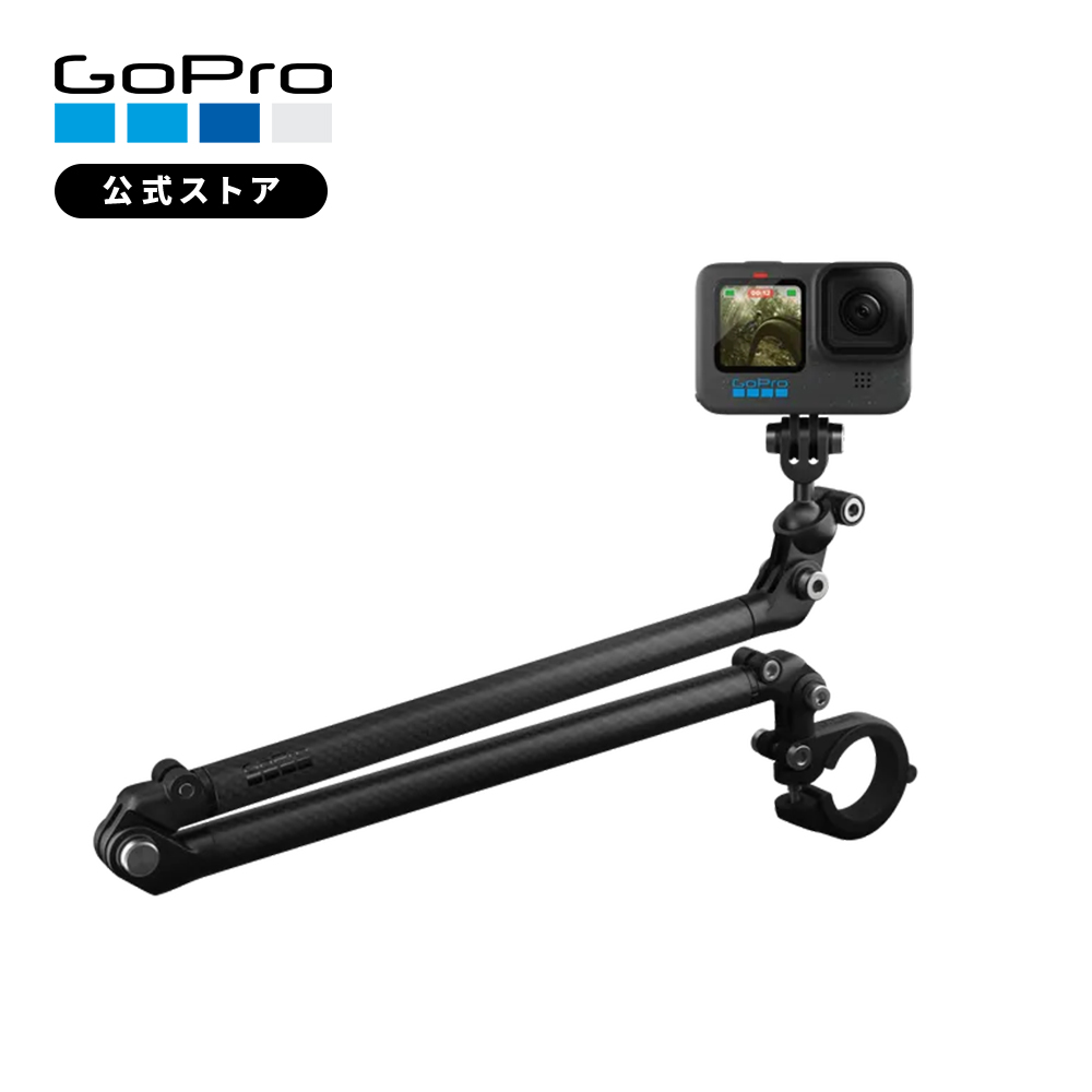 GoPro HERO7 Black、スウィベルクリップ、グリップアーム+