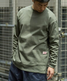BIG MIKE 10oz ダブルポケット ロングスリーブ Tシャツ