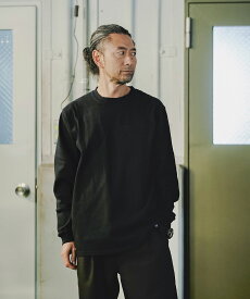GORDON MILLER ゴードンミラー 無地ポケット ロングスリーブ Tシャツ 長袖 クルーネック メンズ