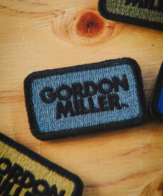 GORDON MILLER ゴードンミラー VELCROPATCH LOGO ベルクロ ワッペン
