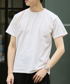 Good On ショートスリーブクルーネックTシャツ GOST701C　グッドオン メンズ レディース 半袖 クルーネック アメカジ シンプル 無地 トップス カットソー カジュアル 顔料染め 綿100 USコットン