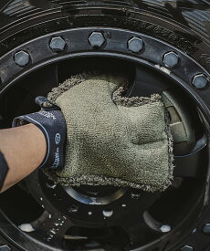 ゴードンミラー マイクロファイバーホイール洗浄グローブ カー用品 洗車 片手用 汚れ落とし 手洗い