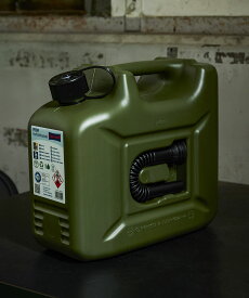 hunersdorff キャニスター10L　ヒューナースドルフ 燃料タンク 給水タンク 燃料 灯油 軽油 ホワイトガソリン キャンプ アウトドア サーフィン ガーデニング ミリタリー おしゃれ カーキ オリーブ