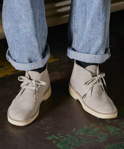 Clarks デザートブーツ Sand Suede 26155527 クラークス メンズ ブーツ 靴 シューズ カジュアル ショートブーツ ブランド ベージュ