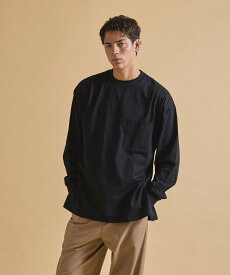 Jack Miller L/S ルーズフィットTシャツ メンズ 男性用 レディース 女性用 男女兼用 ユニセックス 長袖 ロンT ゆったりめ オーバーサイズ ポケット付き 無地 シンプル オーガニックコットン 綿100 日本製