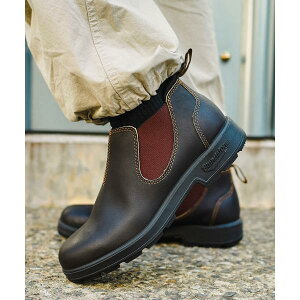 【SALE対象】【日本限定モデル】BLUNDSTONE ローカット BROWN BS1610  雨 コーデ サイドゴアブーツ メンズ レディース チェルシーブーツ ワークブーツ 耐水 軽量 レザーブーツ レインブーツ アウ