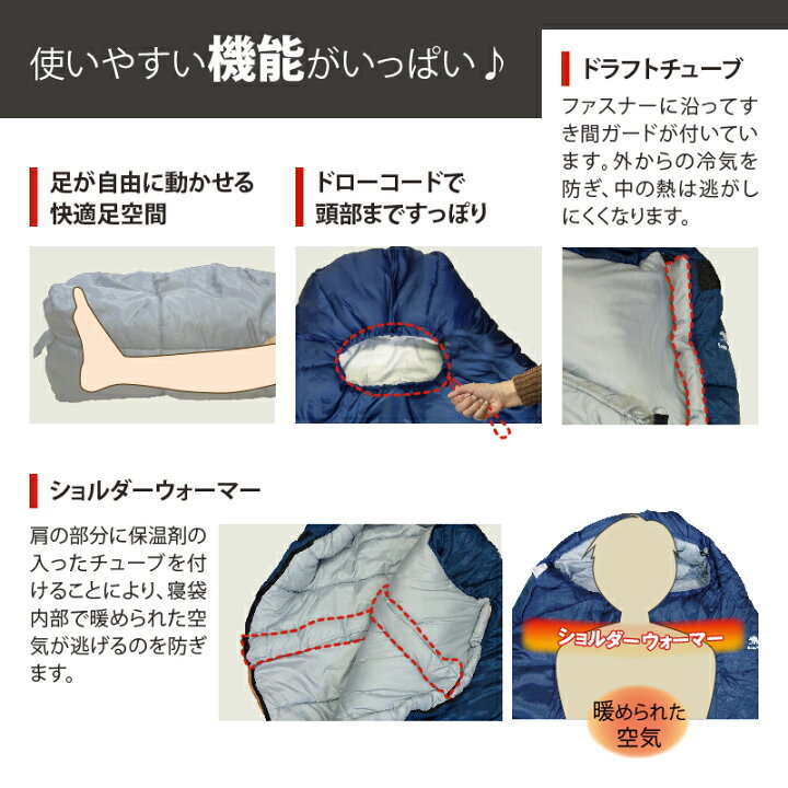 楽天市場】【Bears Rock】-32度 マミー型 ワイド ふっくらと包み込ま 