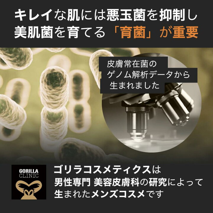 楽天市場】【ゴリラクリニック公式】 化粧水 メンズ 男性用 