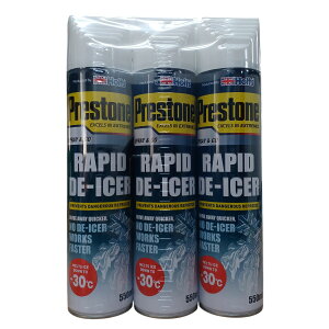 y3{zzc vXg fBACT[ Xv[X 550 ml×3  KX  X  X   -30 ēܖh~ Holts Prestone Rapid De-Icer yiʓrjzysz