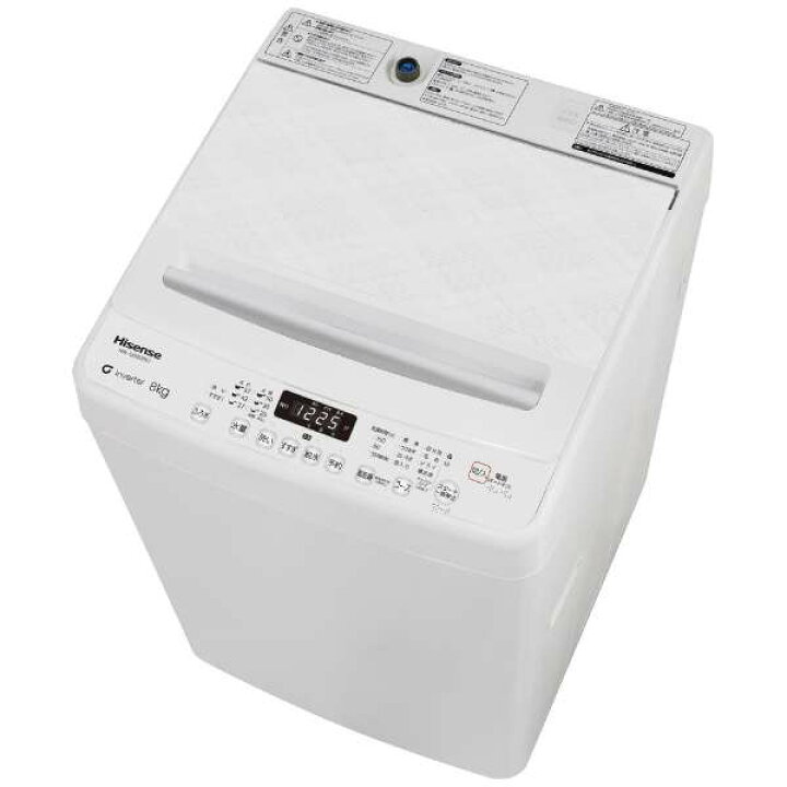 楽天市場】限定大特価！ハイセンス 全自動洗濯機 HW-DG80BK1 （洗濯8.0 