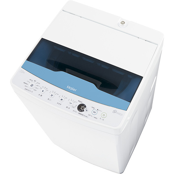 大特価！ハイアール 全自動洗濯機 JW-CD70A-W ホワイト（7.0Kg）Haier【展示品】【送料込(北海道/九州/沖縄/離島別途)】【時間指定・代引き不可】