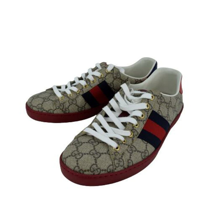 楽天市場】GUCCI グッチ GGスプリームキャンバススニーカー メンズ 7 