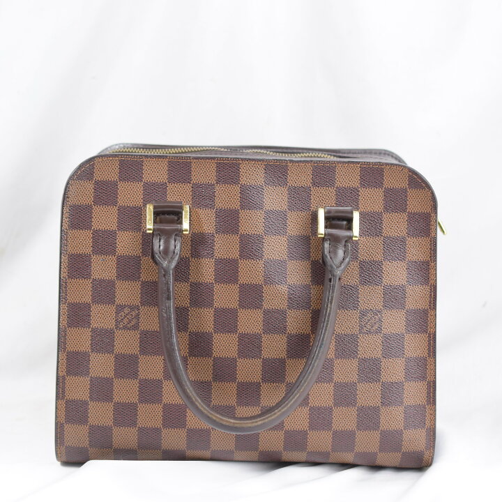 楽天市場】LOUIS VUITTON ルイ ヴィトン トリアナ ダミエ ハンドバッグ 