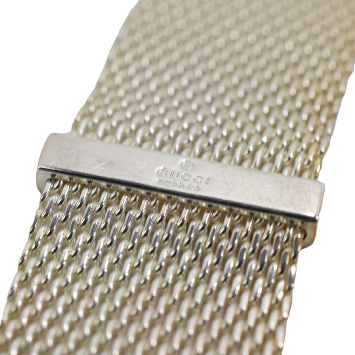 楽天市場】グッチ GUCCI メッシュブレスレット Ag925 シルバー 【中古 