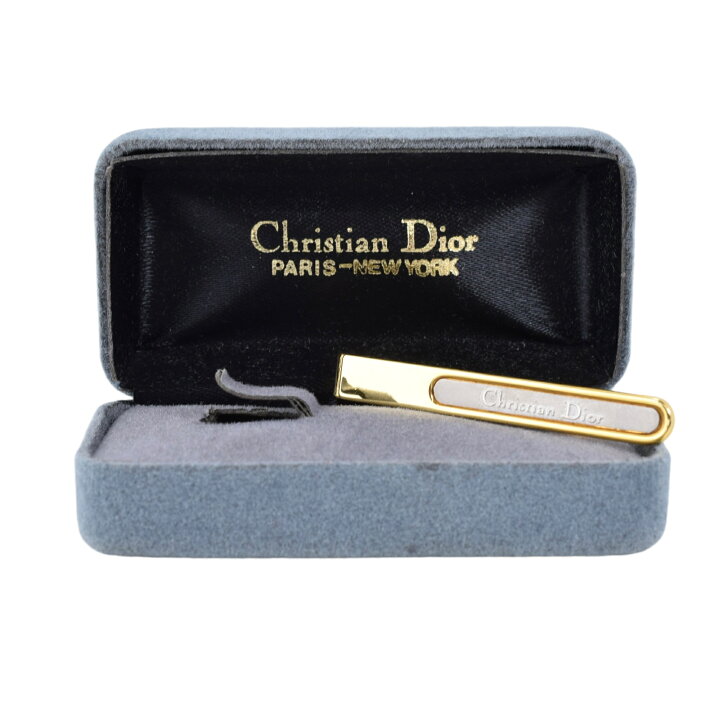 楽天市場】Christian Dior ディオール ネクタイピン タイバー ゴールド  