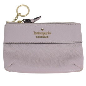 kate spade ケイトスペード ポーチ レザー ゴールド金具 パープル系 【中古】【送料無料】