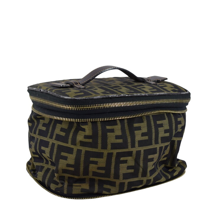楽天市場】FENDI フェンディ バニティバッグ ズッカ柄 折りたたみ 