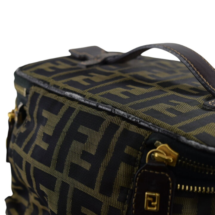 楽天市場】FENDI フェンディ バニティバッグ ズッカ柄 折りたたみ 