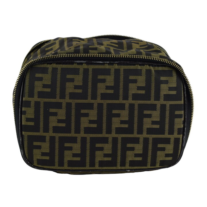楽天市場】FENDI フェンディ バニティバッグ ズッカ柄 折りたたみ 