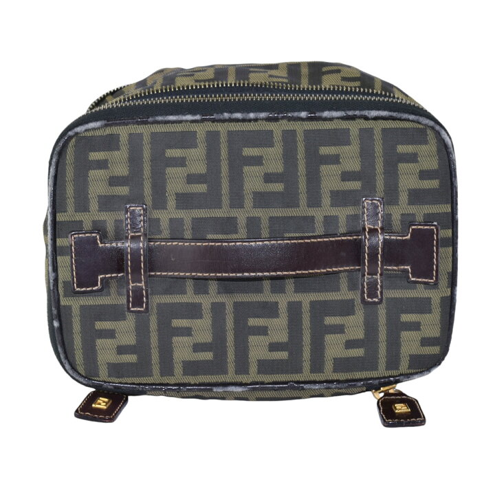 楽天市場】FENDI フェンディ バニティバッグ ズッカ柄 折りたたみ 