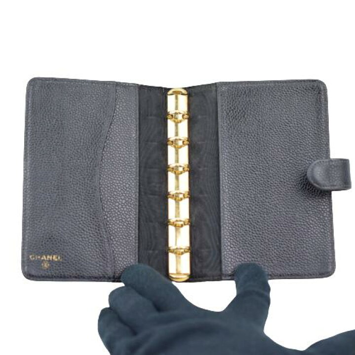 楽天市場】シャネル CHANEL ココマーク キャビアスキン 手帳カバー  