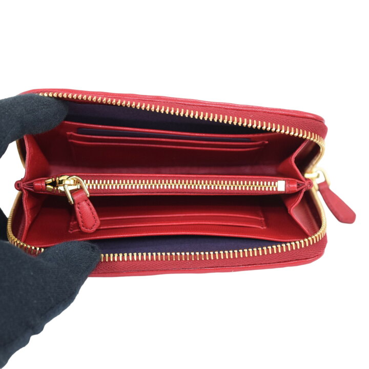楽天市場】【送料無料】プラダ PRADA 財布 ナッパレザー ラウンド 