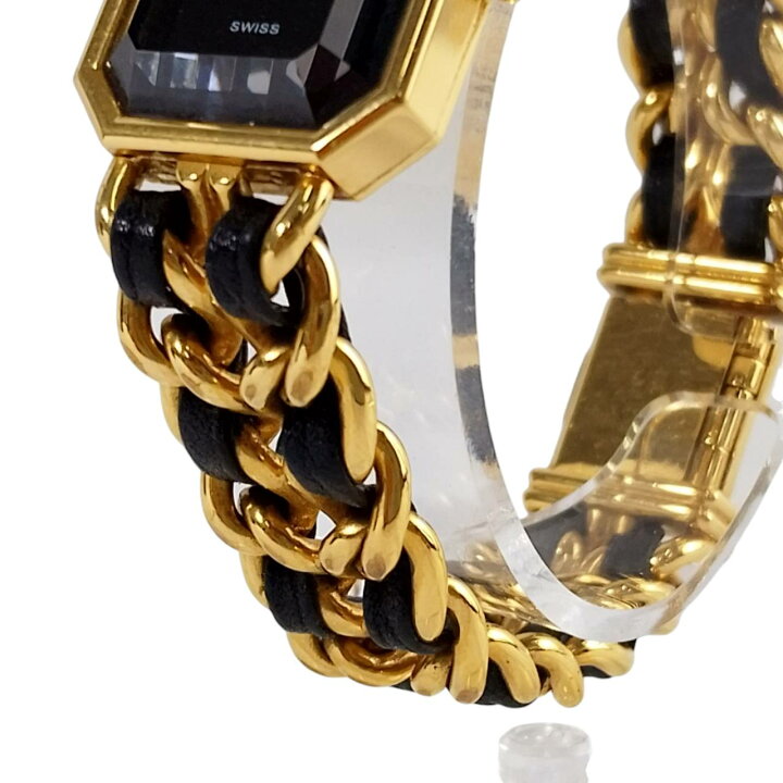 楽天市場】シャネル CHANELプルミエール Mサイズ H0001 GP レザー 