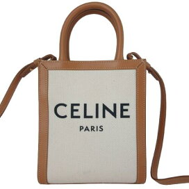 楽天市場】CELINE セリーヌ ミニバーティカルカバ キャンバス 2way 