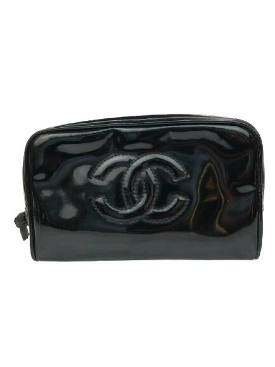 楽天市場】シャネル CHANEL 小物入れ パテントレザー エナメル 黒 化粧 